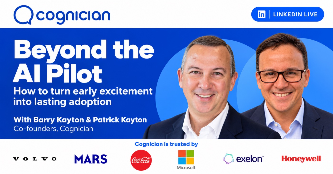 Beyond the AI Pilot - How to turn early excitement into lasting adoption